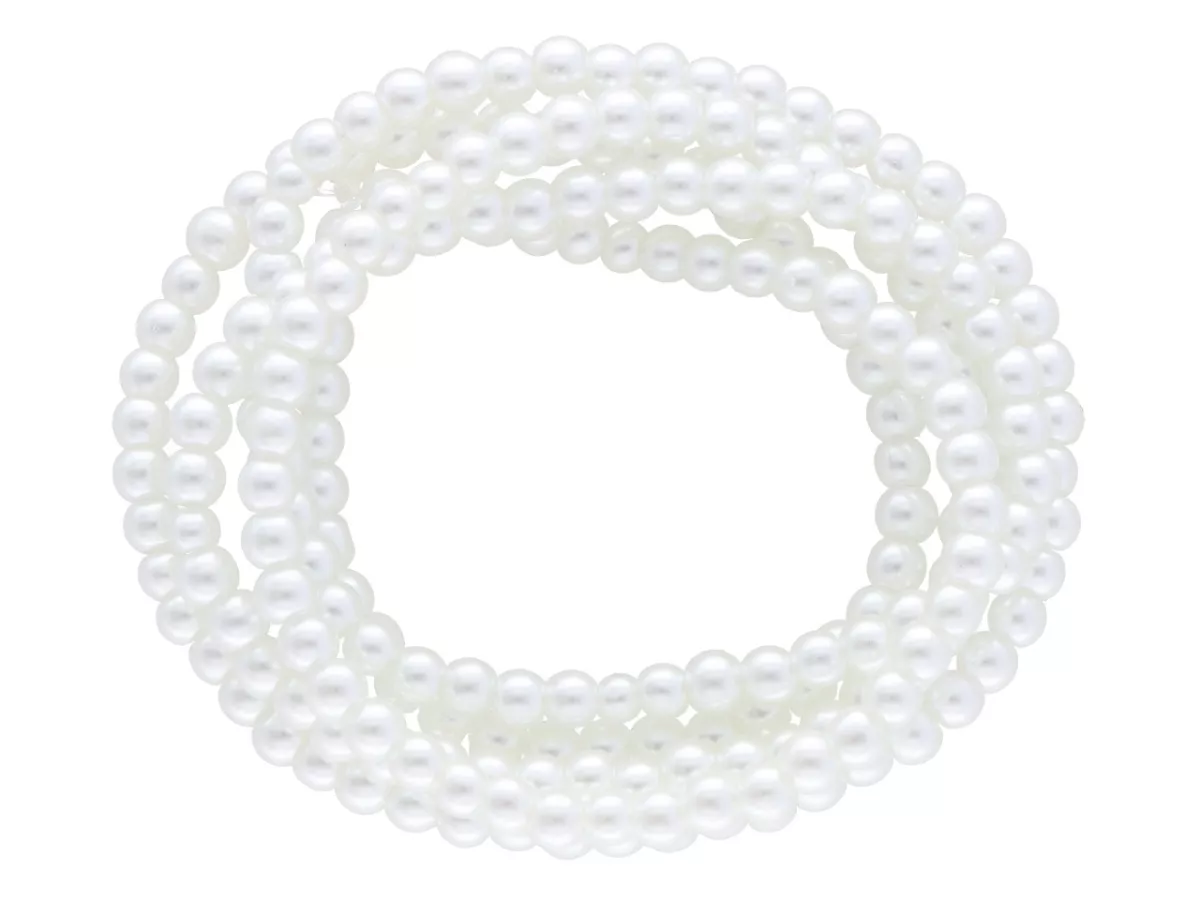 P1F94 PERŁY SZKLANE 4 mm - 1 SZNUR