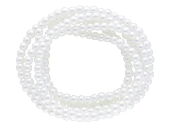 P1F94 PERŁY SZKLANE 4 mm - 1 SZNUR