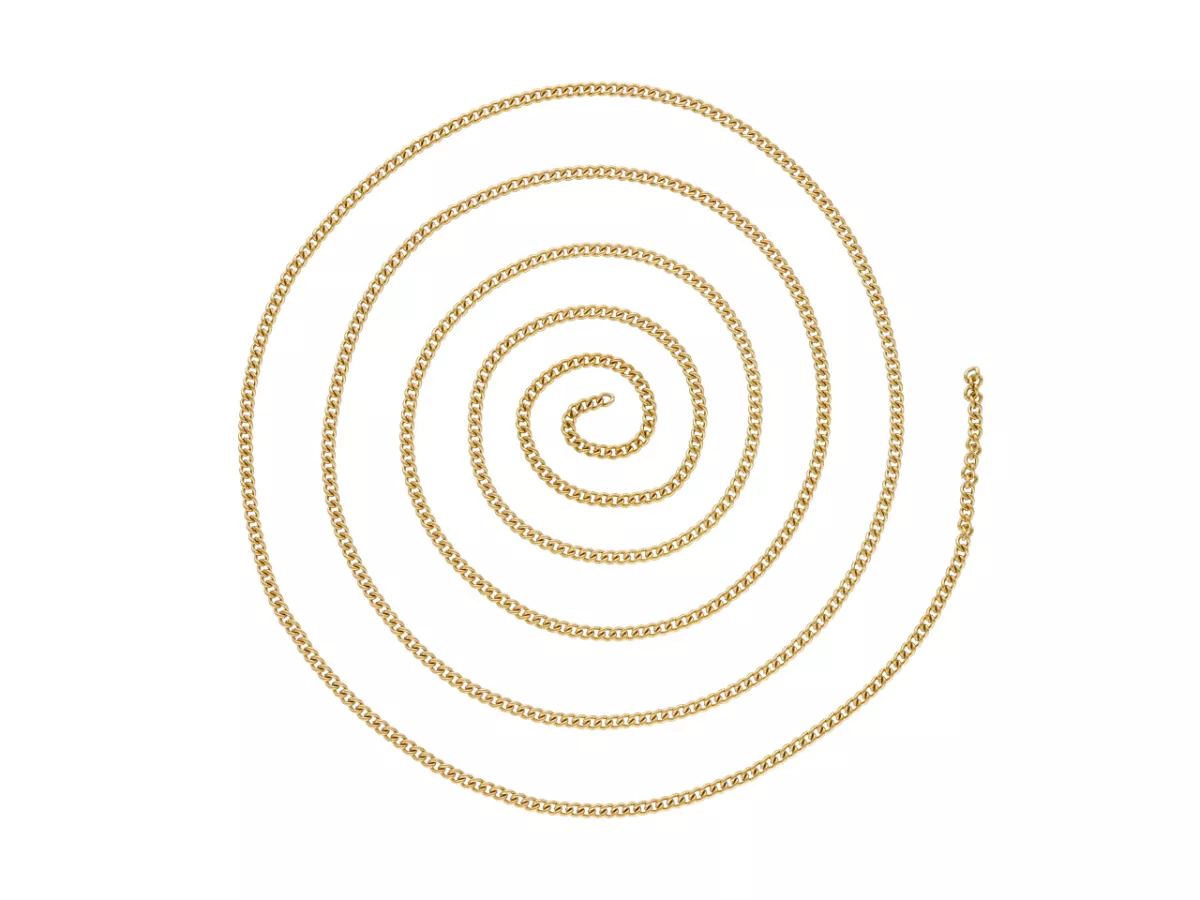 P5K88 ŁAŃCUSZEK OZDOBNY STAL CHIRURGICZNA 2,2 mm - 1 m