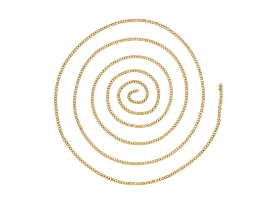 P5K88 ŁAŃCUSZEK OZDOBNY STAL CHIRURGICZNA 2,2 mm - 1 m