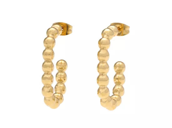 U1X95 KOLCZYKI STAL CHIRURGICZNA 1 PARA