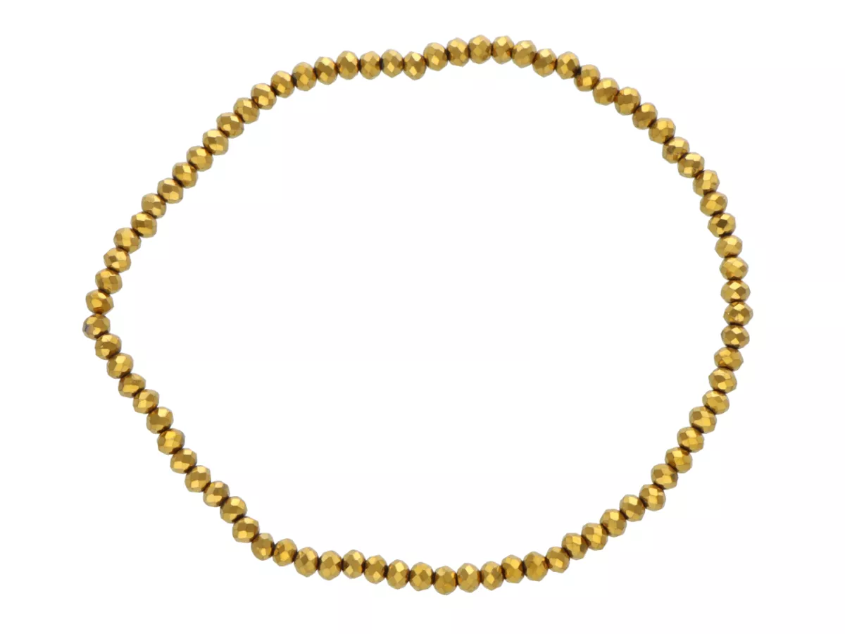 R3O29 BRANSOLETKA KRYSZTAŁKI 2,5 mm NA GUMCE