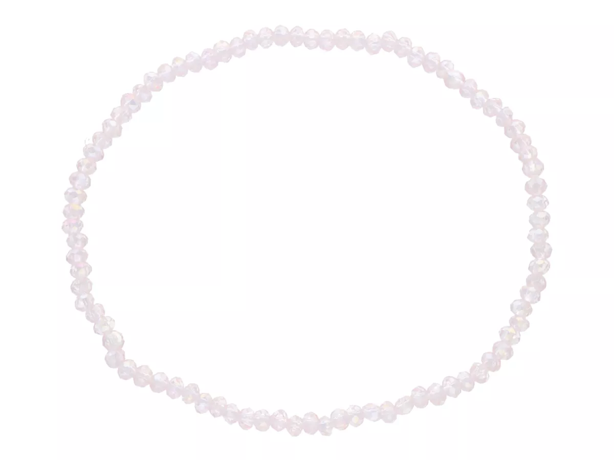 R3U14 BRANSOLETKA KRYSZTAŁKI 2,5 mm NA GUMCE