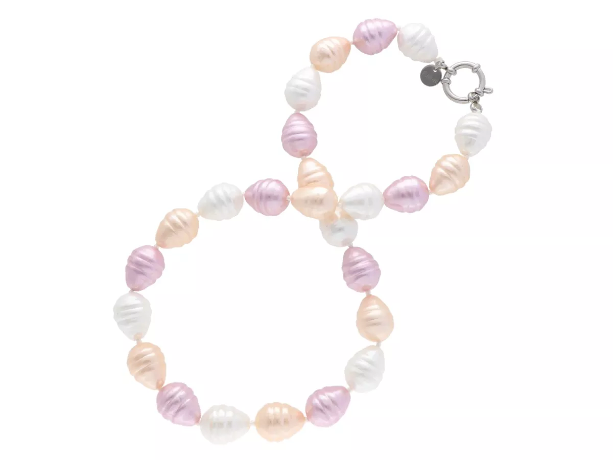 N3L25 NASZYJNIK PERŁA MAJORKA