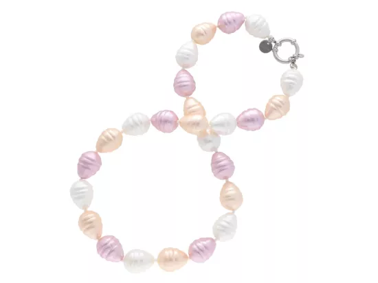 N3L25 NASZYJNIK PERŁA MAJORKA