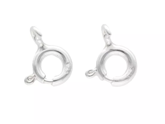 P3A06 ZAPIĘCIE FEDERING 5 mm SREBRO 925 - 2 SZTUKI