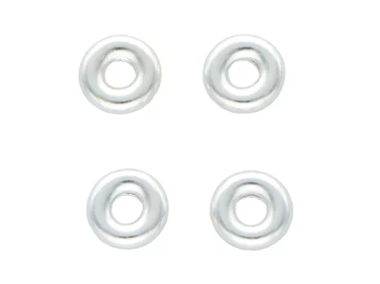 P3K07 PRZEKŁADKA OPONKA 3 mm SREBRO 925 - 4 SZTUKI