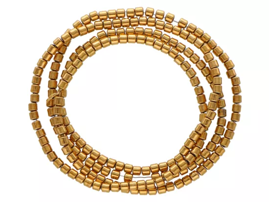 K7P11 HEMATYT MIODOWY WAŁKI 2/2 mm - 1 SZNUR