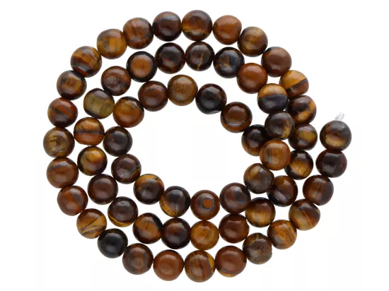 K6P99 TYGRYSIE OKO LUX KULE 6,5 mm - 1 SZNUR