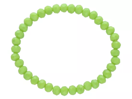 R2P78 BRANSOLETKA KRYSZTAŁKI 6 mm NA GUMCE