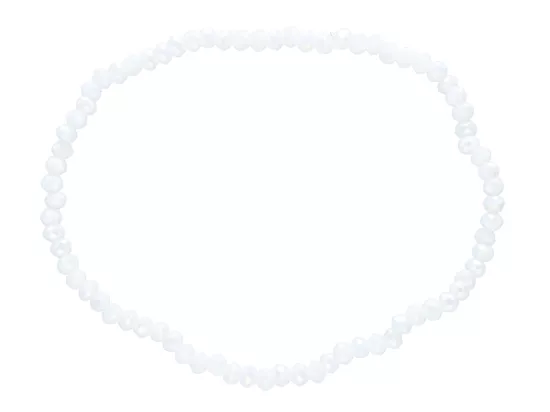 R4C29 BRANSOLETKA KRYSZTAŁKI 3 mm NA GUMCE