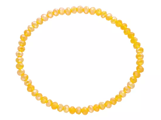 R2A19 BRANSOLETKA KRYSZTAŁKI 4 mm NA GUMCE