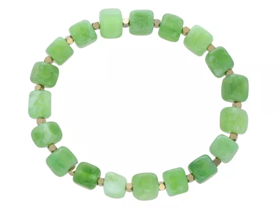 R5C04 BRANSOLETKA AGAT I HEMATYT