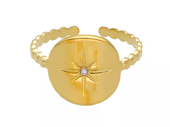 R3X45 PIERŚCIONEK ZE STALI CHIRURGICZNEJ - 1 SZTUKA