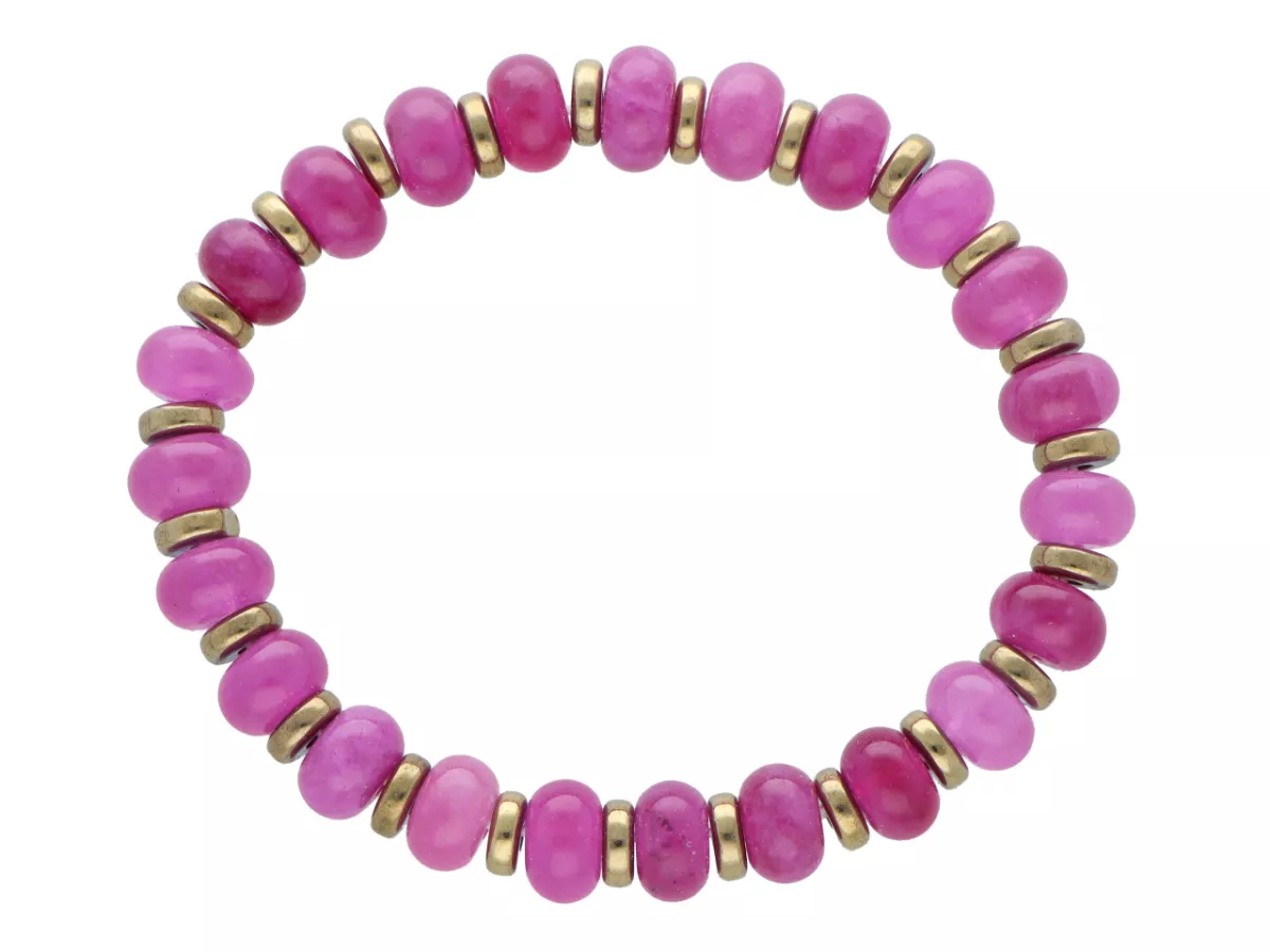 R5C59 BRANSOLETKA JADEIT I HEMATYT