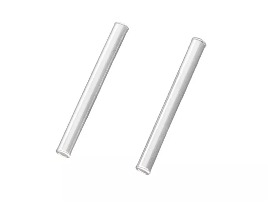 P3H03 RURKI PROSTE 20/2 mm SREBRO 925 - 2 SZTUKI