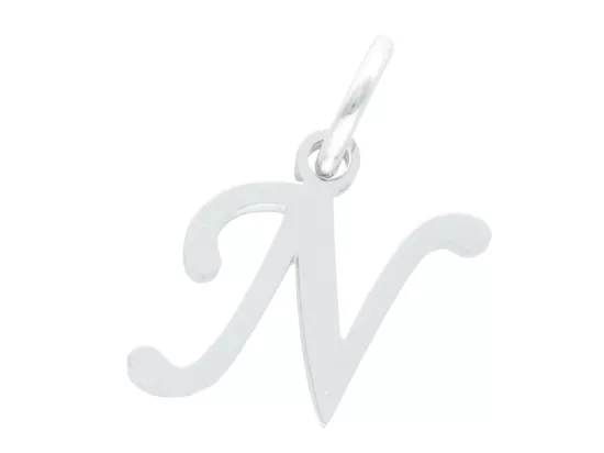 P5T14 ZAWIESZKA OZDOBNA STAL CHIRURGICZNA LITERKA "N" - 1 SZTUKA
