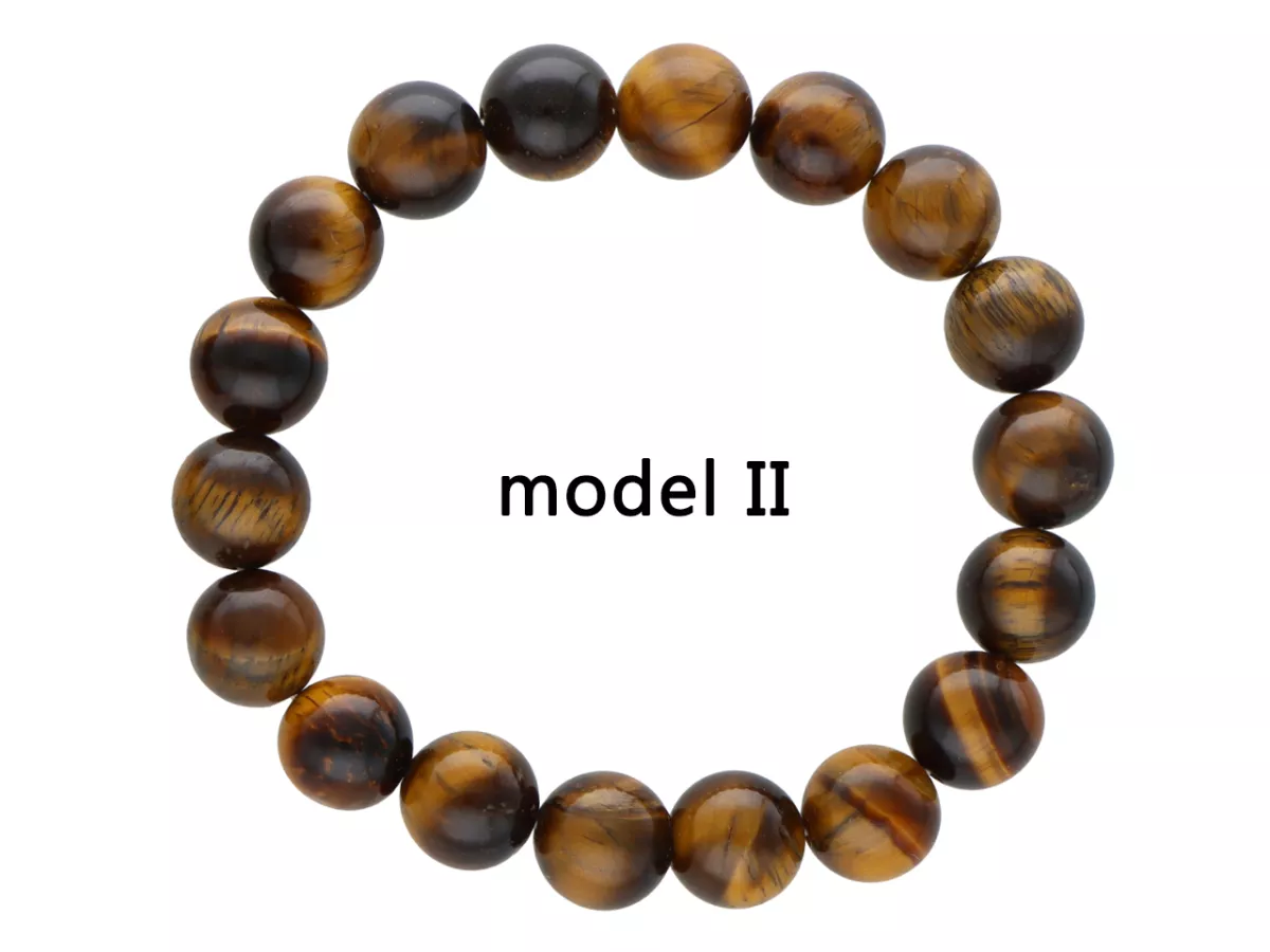 R4D91 BRANSOLETKA TYGRYSIE OKO KULE 10,5 mm