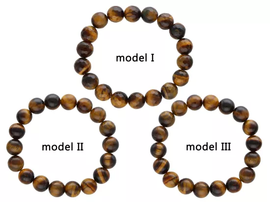 R4D91 BRANSOLETKA TYGRYSIE OKO KULE 10,5 mm