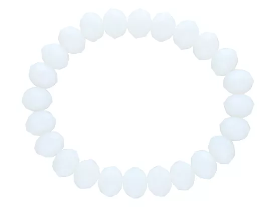 R1P40 BRANSOLETKA KRYSZTAŁKI 10 mm NA GUMCE