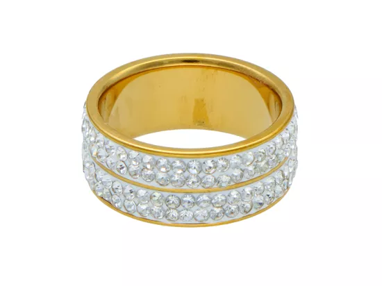 R4A49 PIERŚCIONEK ZE STALI CHIRURGICZNEJ - 1 SZTUKA