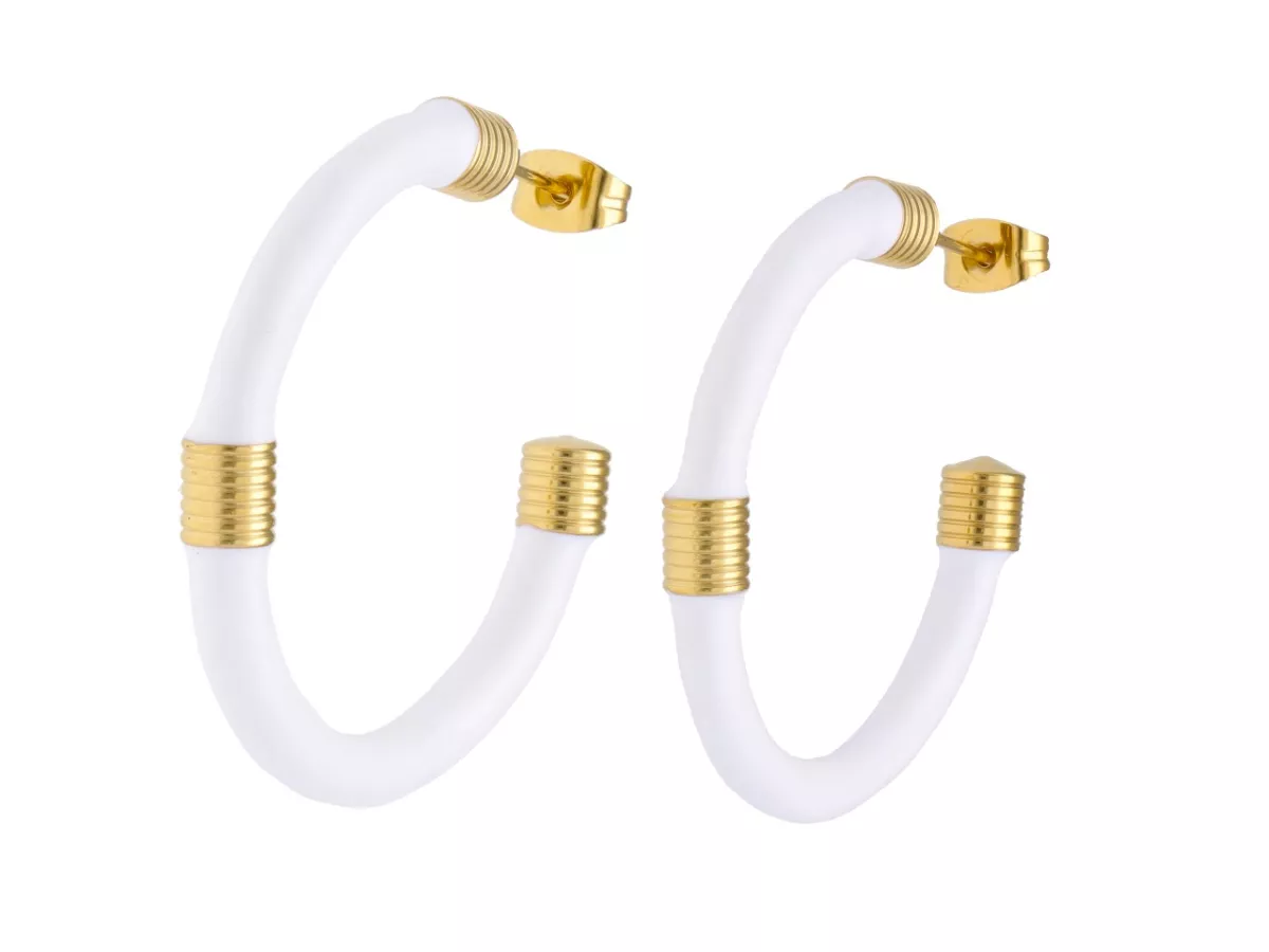 U1W87 KOLCZYKI STAL CHIRURGICZNA 1 PARA