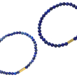 R4L60 BRANSOLETKA LAPIS LAZULI KULE 4 mm