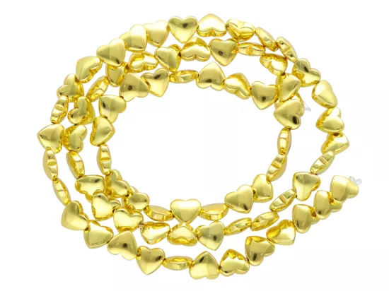 K7F32 HEMATYT SERCE 6/6 mm - 1 SZNUR