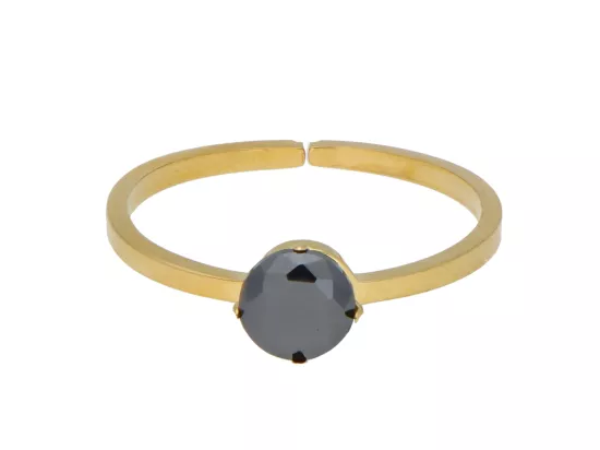 R3I81 PIERŚCIONEK ZE STALI CHIRURGICZNEJ - 1 SZTUKA