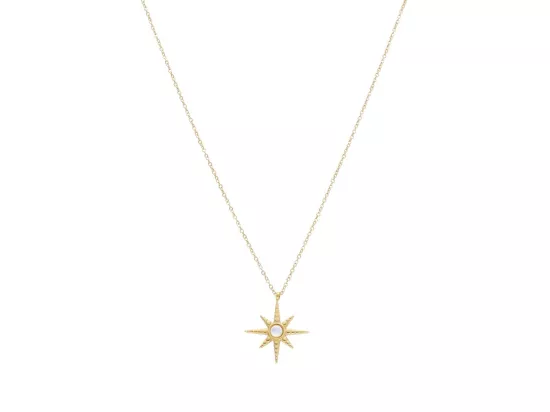 N3M91 NASZYJNIK MASA PERŁOWA I STAL CHIRURGICZNA