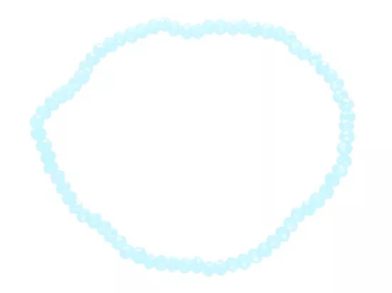 R4C30 BRANSOLETKA KRYSZTAŁKI 3 mm NA GUMCE