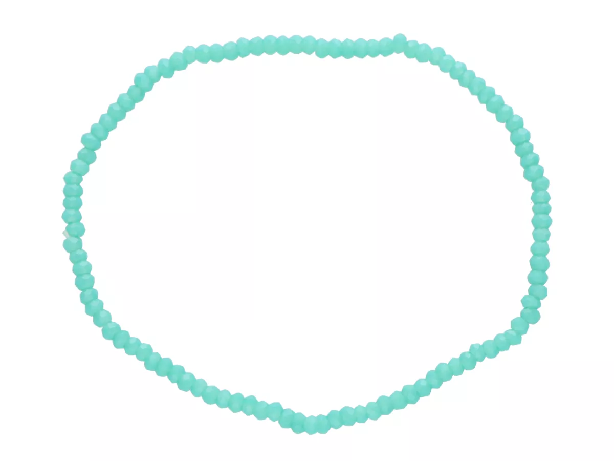 R3U31 BRANSOLETKA KRYSZTAŁKI 2,5 mm NA GUMCE