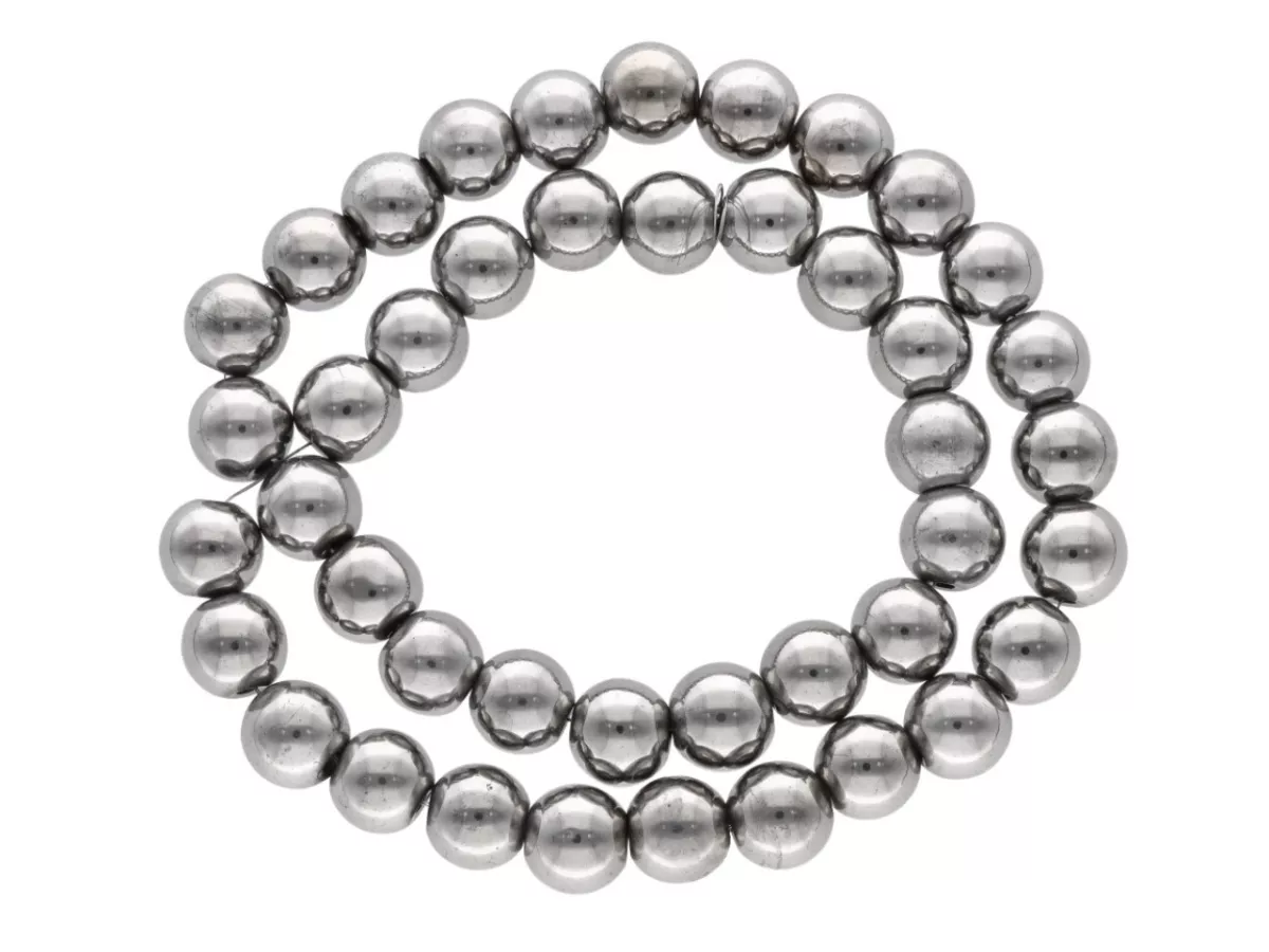 K6A58 HEMATYT KULE 10 mm - 1 SZNUR