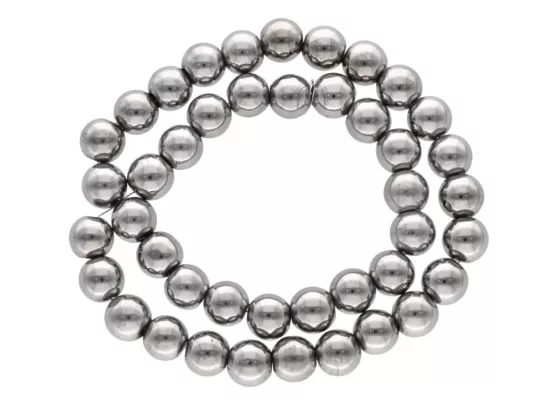 K6A58 HEMATYT KULE 10 mm - 1 SZNUR