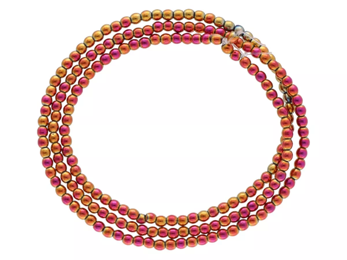 K6Z05 HEMATYT KULE 2 mm - 1 SZNUR