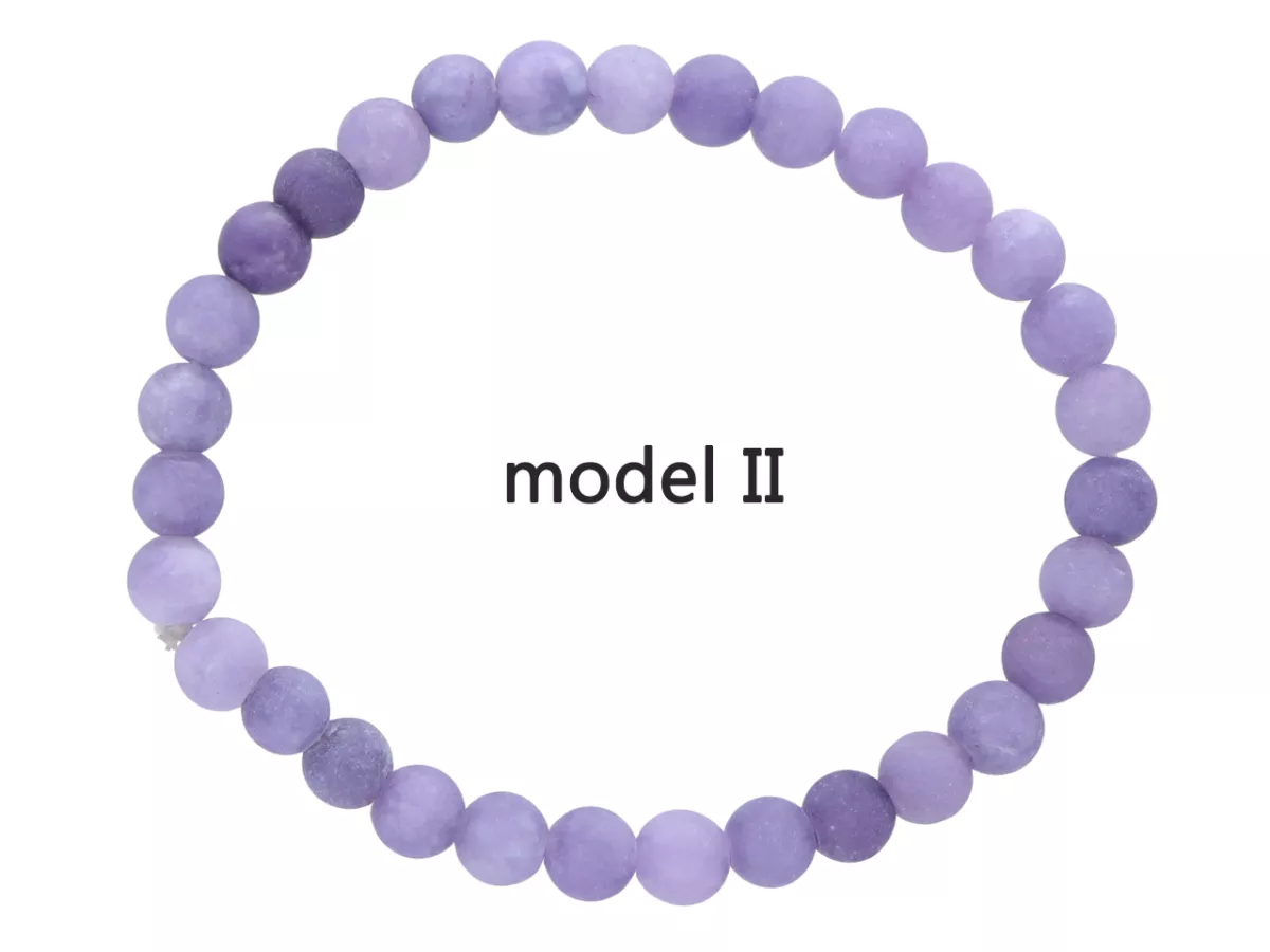 R2S39 BRANSOLETKA ANHYDRYT MATOWY KULE 6,5 mm