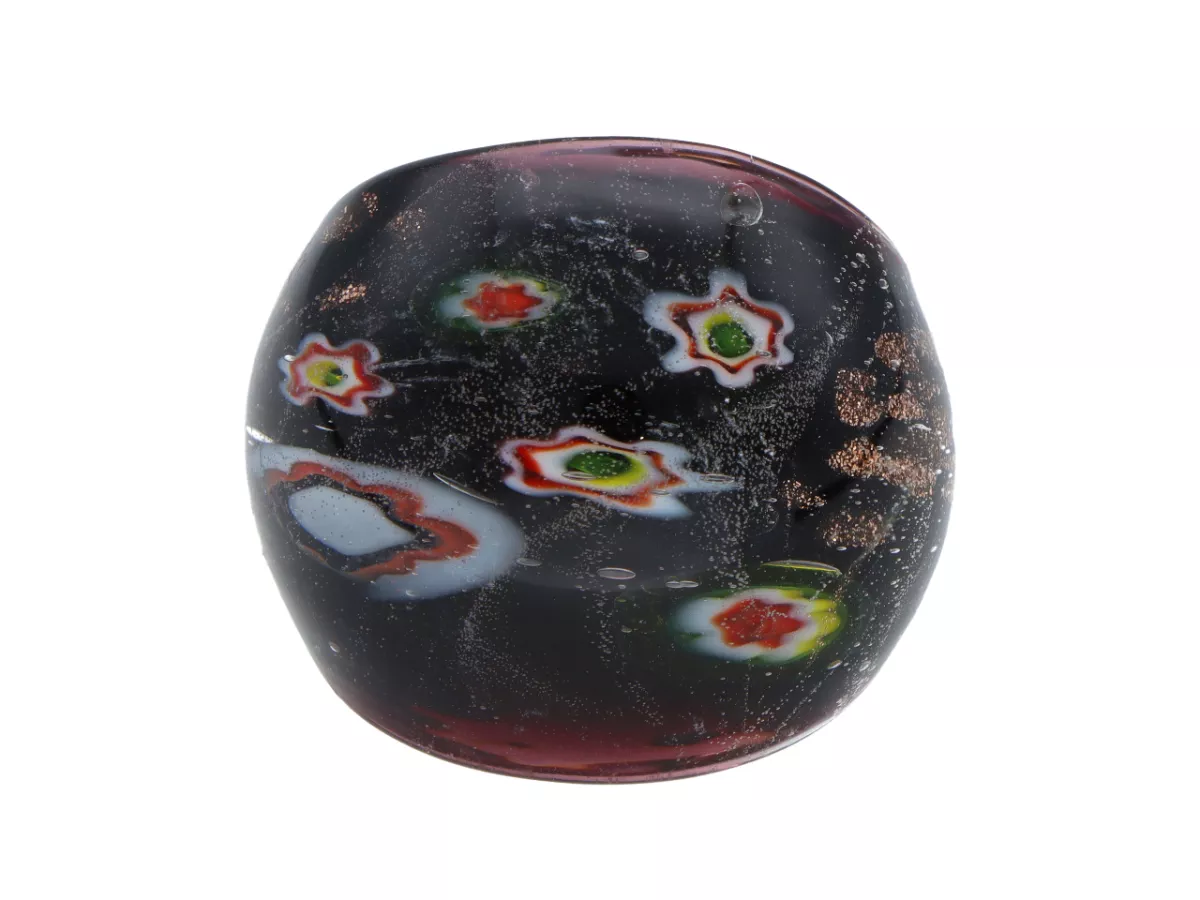 R4L36 PIERŚCIONEK SZKŁO WENECKIE