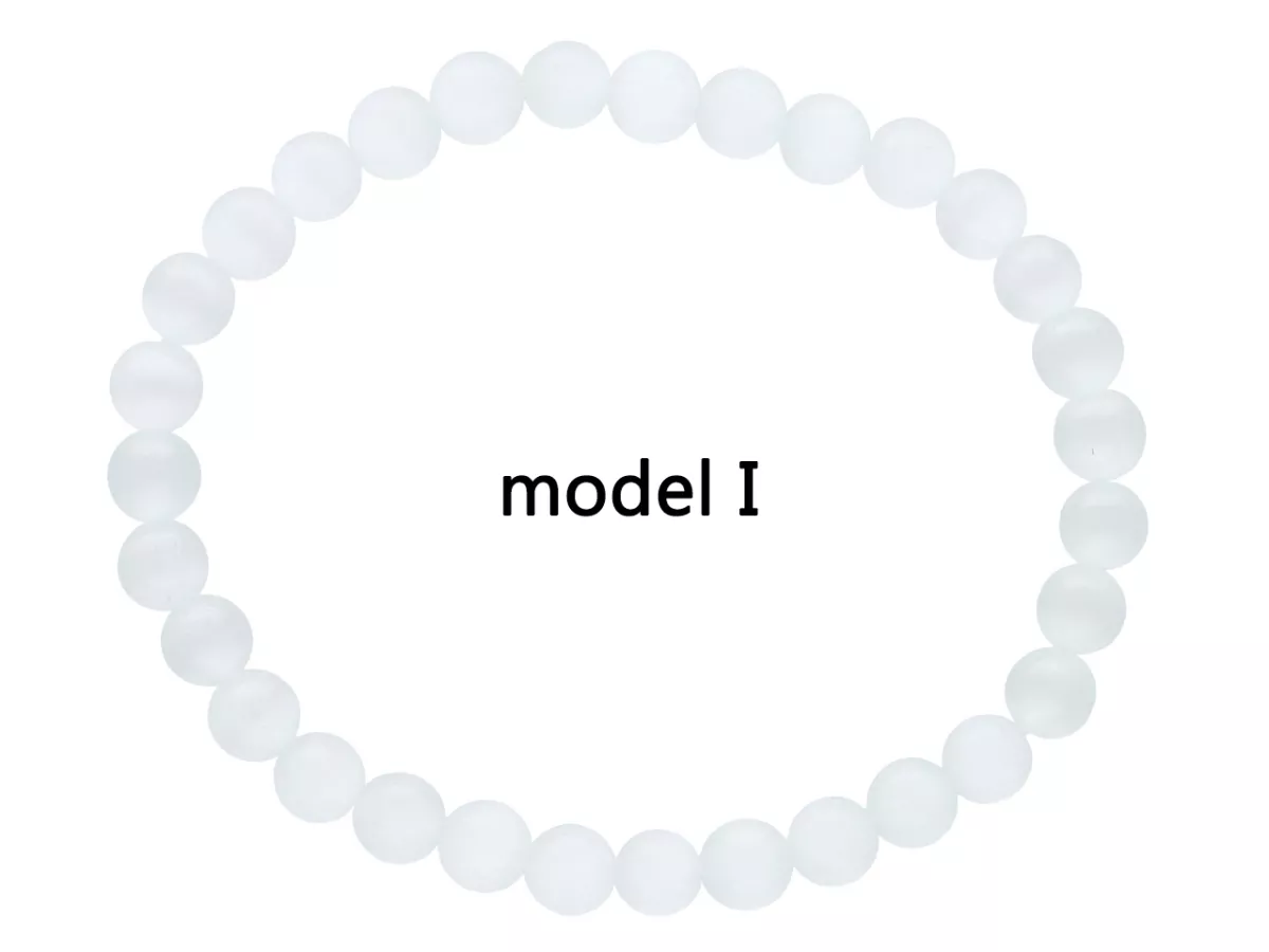 R4I00 BRANSOLETKA KOCIE OKO KULE 6 mm