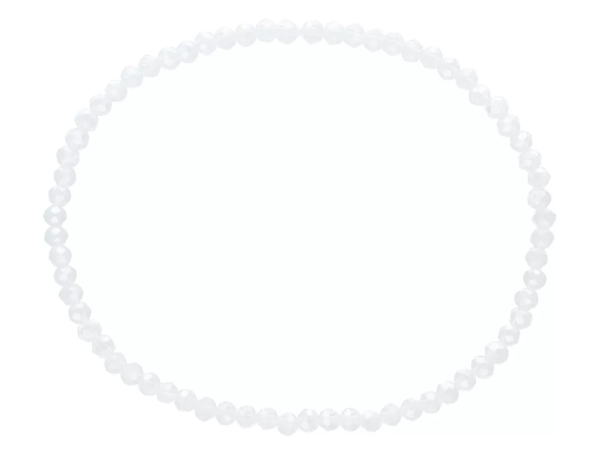 R3C16 BRANSOLETKA KRYSZTAŁKI 3 mm NA GUMCE