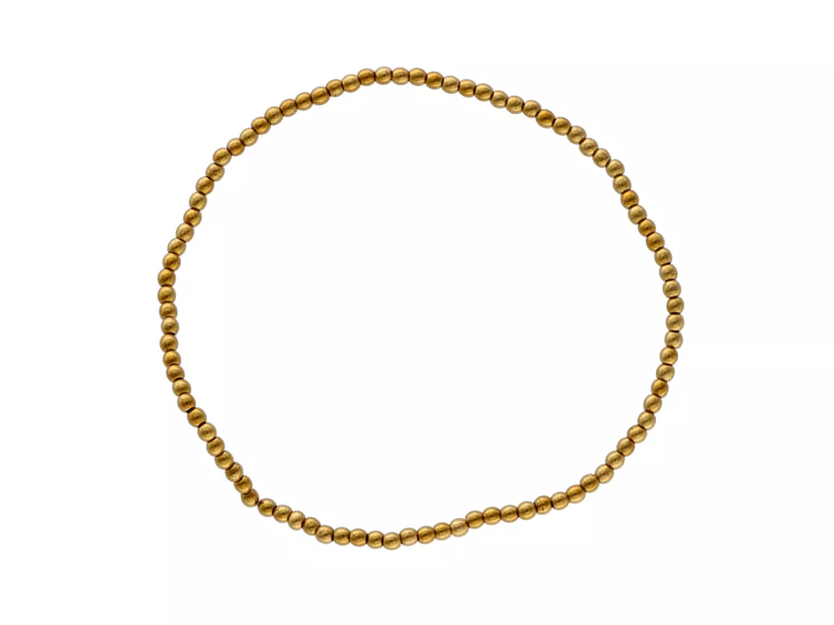 R2S69 BRANSOLETKA HEMATYT KULE 2 mm