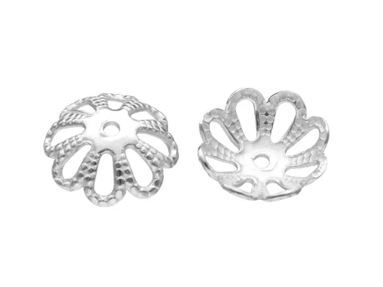 P3C81 PRZEKŁADKA OZDOBNA 8 mm SREBRO 925 - 2 SZTUKI