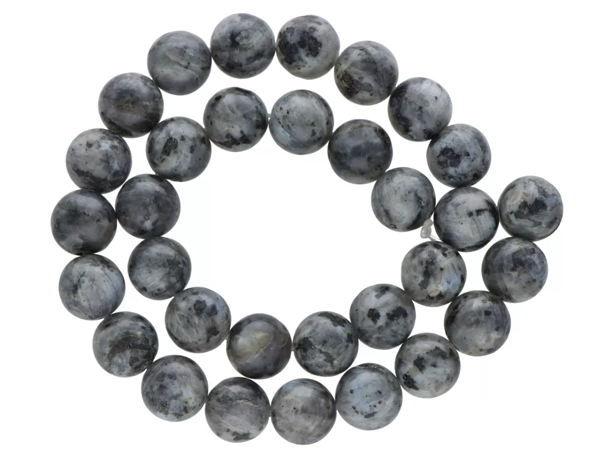 K5R07 CZARNY LABRADORYT KULE 12 mm