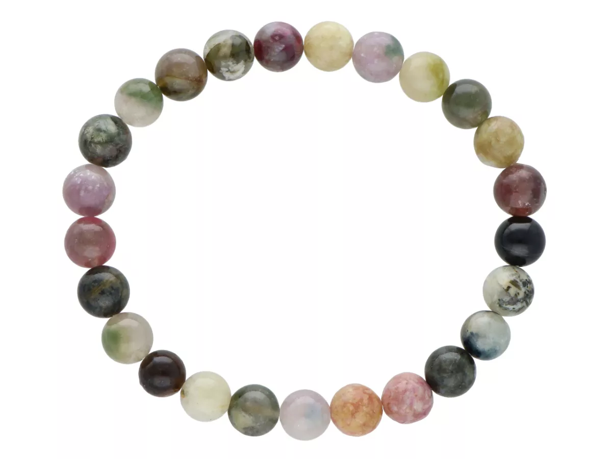 R3P76 BRANSOLETKA TURMALIN KULE 7,5 mm