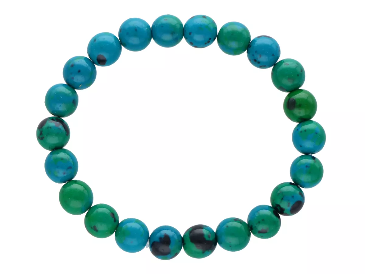 R1L17 BRANSOLETKA CHRYZOKOLA KULE 8 mm