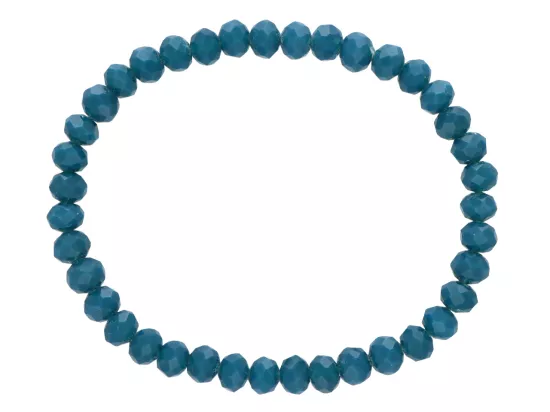 R2P75 BRANSOLETKA KRYSZTAŁKI 6 mm NA GUMCE