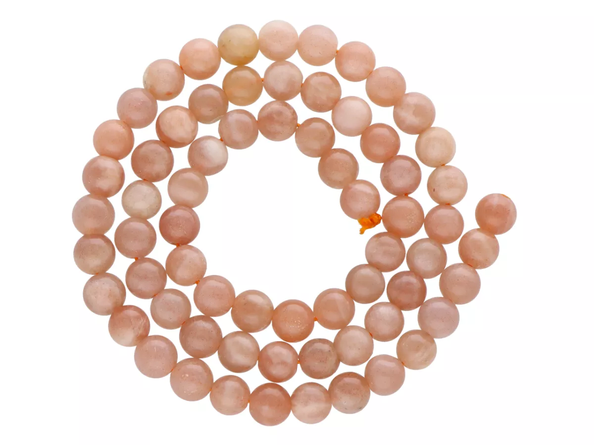 K7I28 KAMIEŃ SŁONECZNY KULE 6 mm - 1 SZNUR