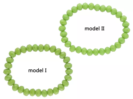 R2P95 BRANSOLETKA KRYSZTAŁKI 8 mm NA GUMCE