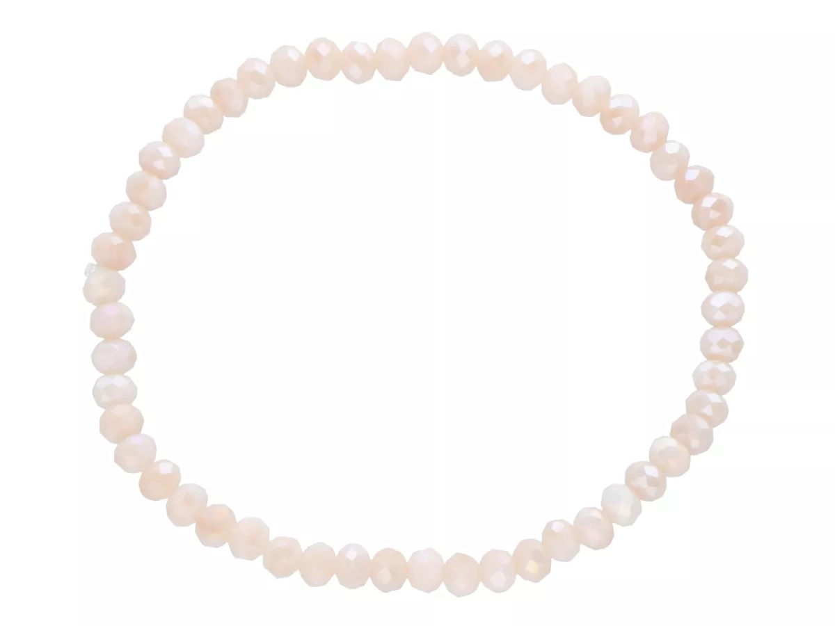 R4F72 BRANSOLETKA KRYSZTAŁKI 4,5 mm NA GUMCE