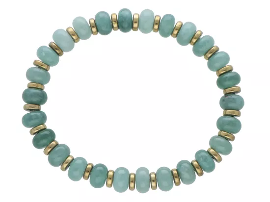 R5C64 BRANSOLETKA JADEIT I HEMATYT