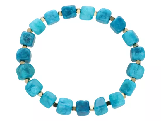 R5C10 BRANSOLETKA AGAT I HEMATYT